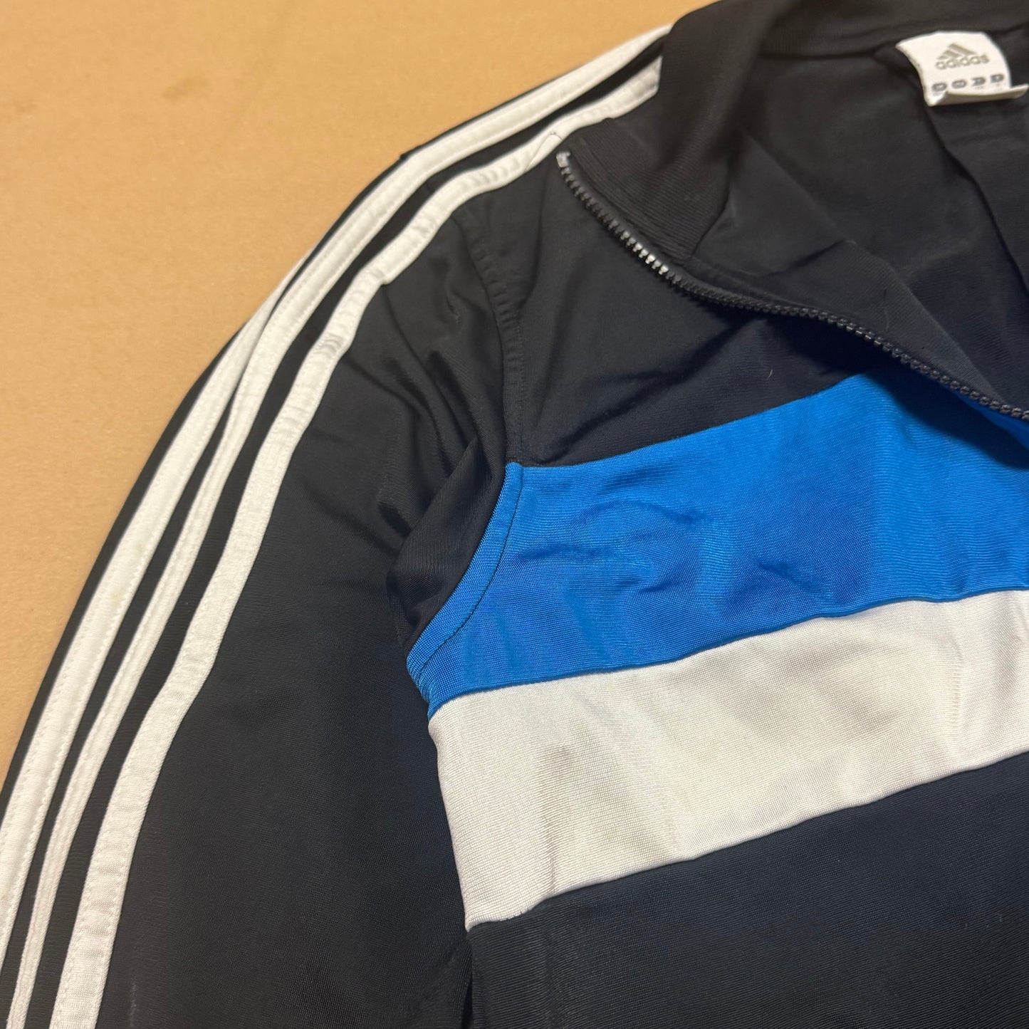 Adidas vintage blue 90s track jacket