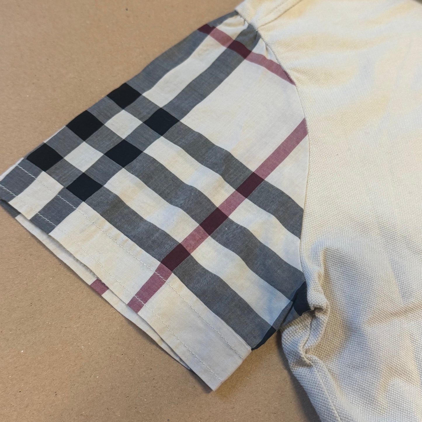 Burberry London vintage cream poloshirt
