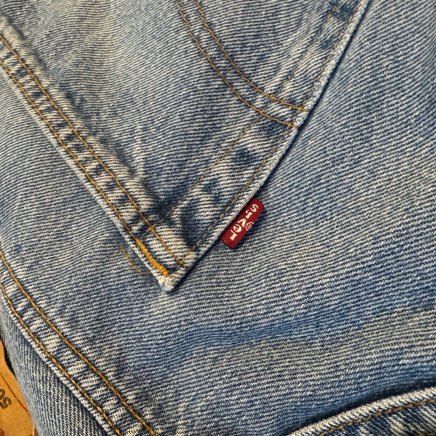 Levi Strauss light blue baggy denim jeans