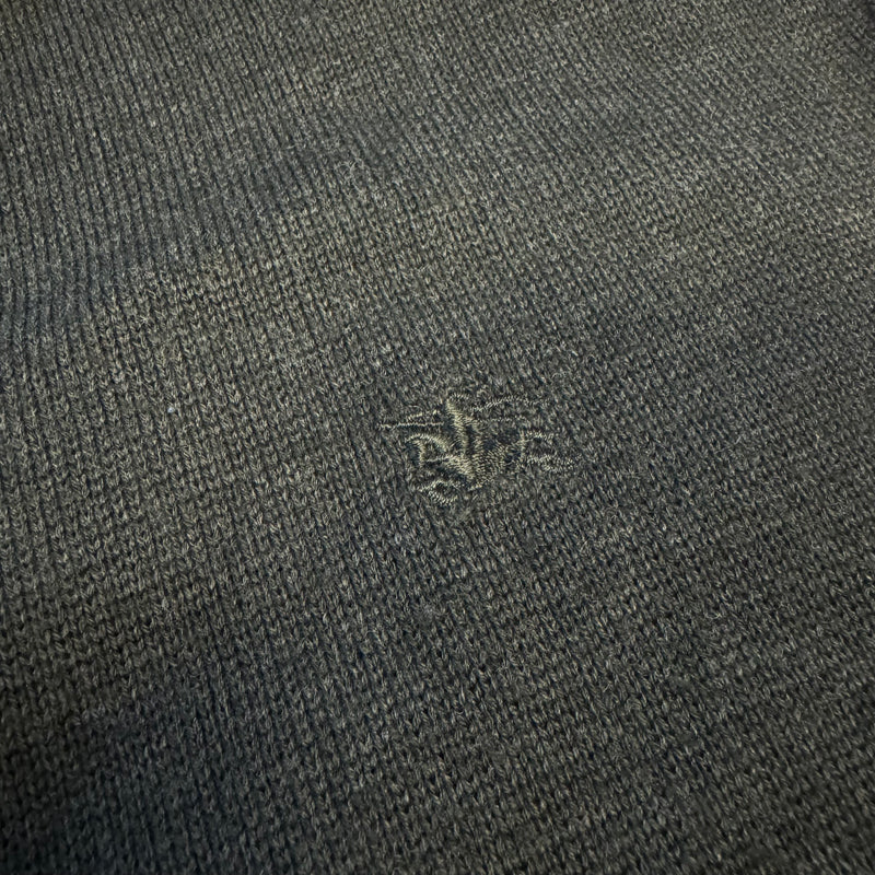 Detailansicht: Sourced limited accessories and clothes Burberry London green vintage wool vest – Logo, Nähte oder Material