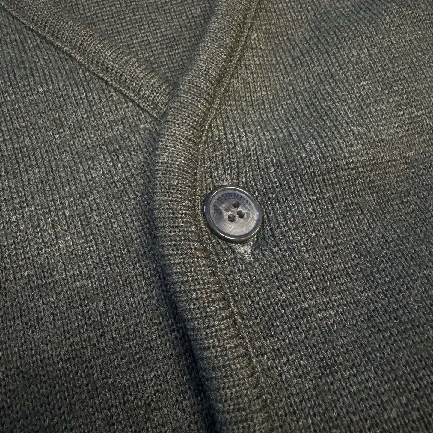 Burberry London green vintage wool vest