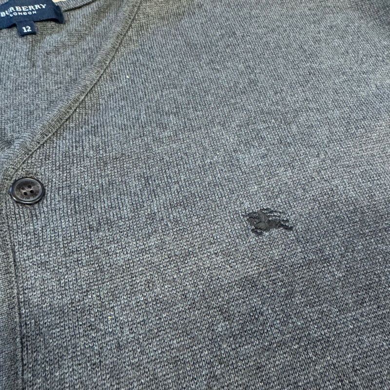 Detailansicht: Sourced limited accessories and clothes Burberry London vintage brown wool vest – Logo, Nähte oder Material