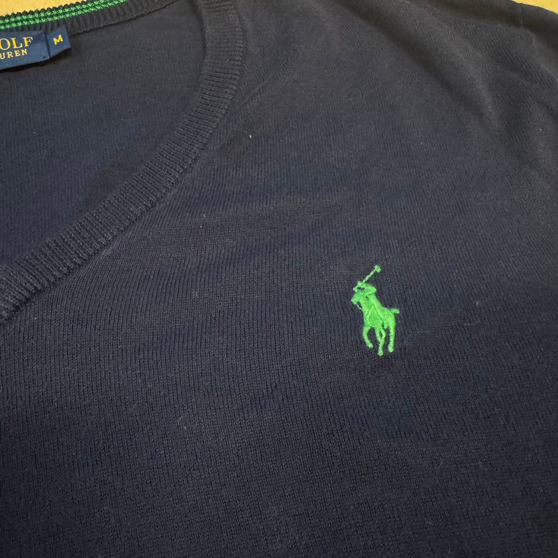 Detailansicht: Sourced limited accessories and clothes Polo Golf Ralph Lauren blue sweatshirt – Logo, Nähte oder Material