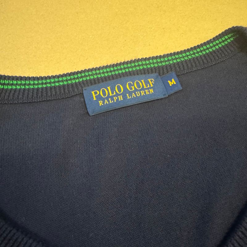 Detailansicht: Sourced limited accessories and clothes Polo Golf Ralph Lauren blue sweatshirt – Logo, Nähte oder Material