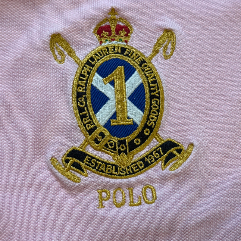 Detailansicht: Sourced limited accessories and clothes Vintage Polo Ralph Lauren shirt pink – Logo, Nähte oder Material