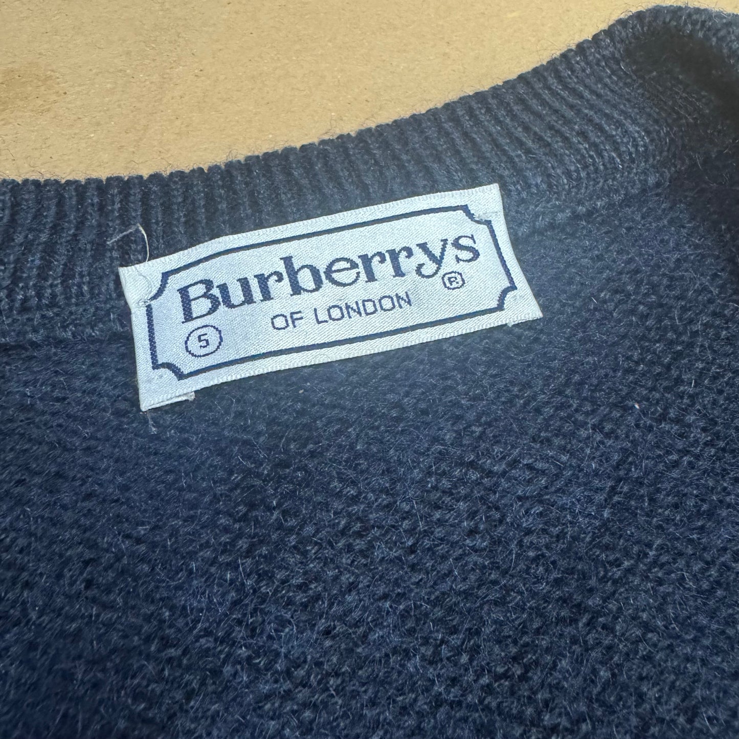 Burberry's vintage knitted sweatshirt