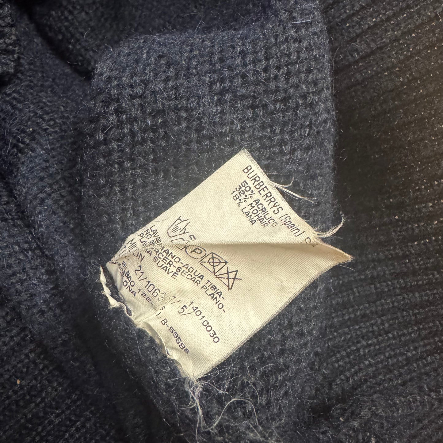Burberry's vintage knitted sweatshirt