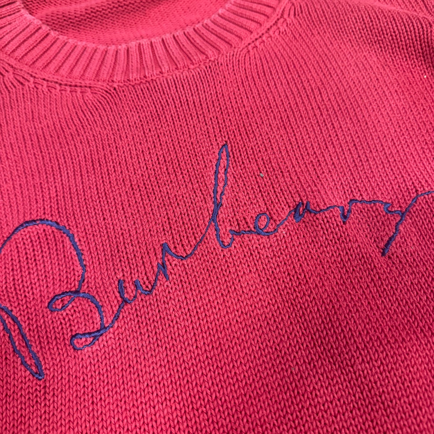 Burberry London women’s vintage red knitted sweater