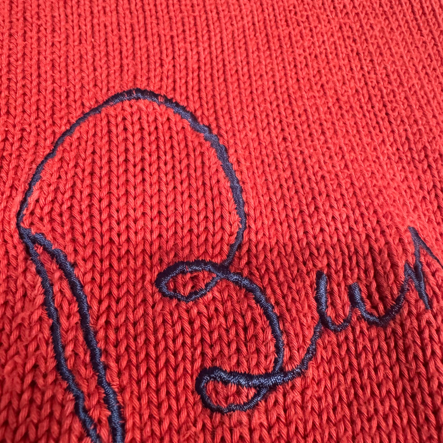 Burberry London women’s vintage red knitted sweater