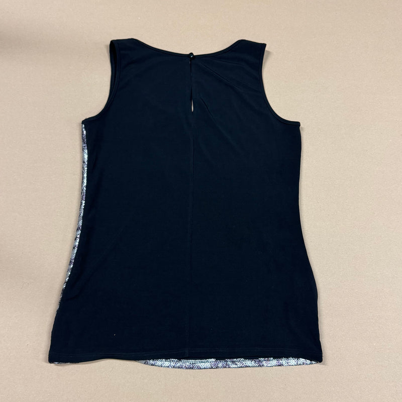 Detailansicht: Sourced limited accessories and clothes Vintage Y2K glitter tank top – Logo, Nähte oder Material