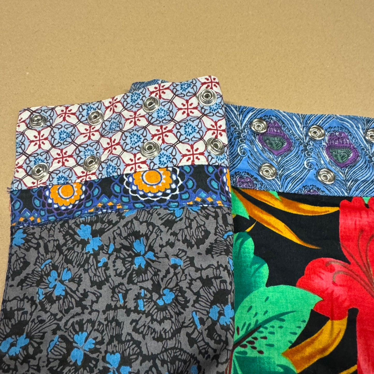 Reversible Moshiki colourful summer skirt