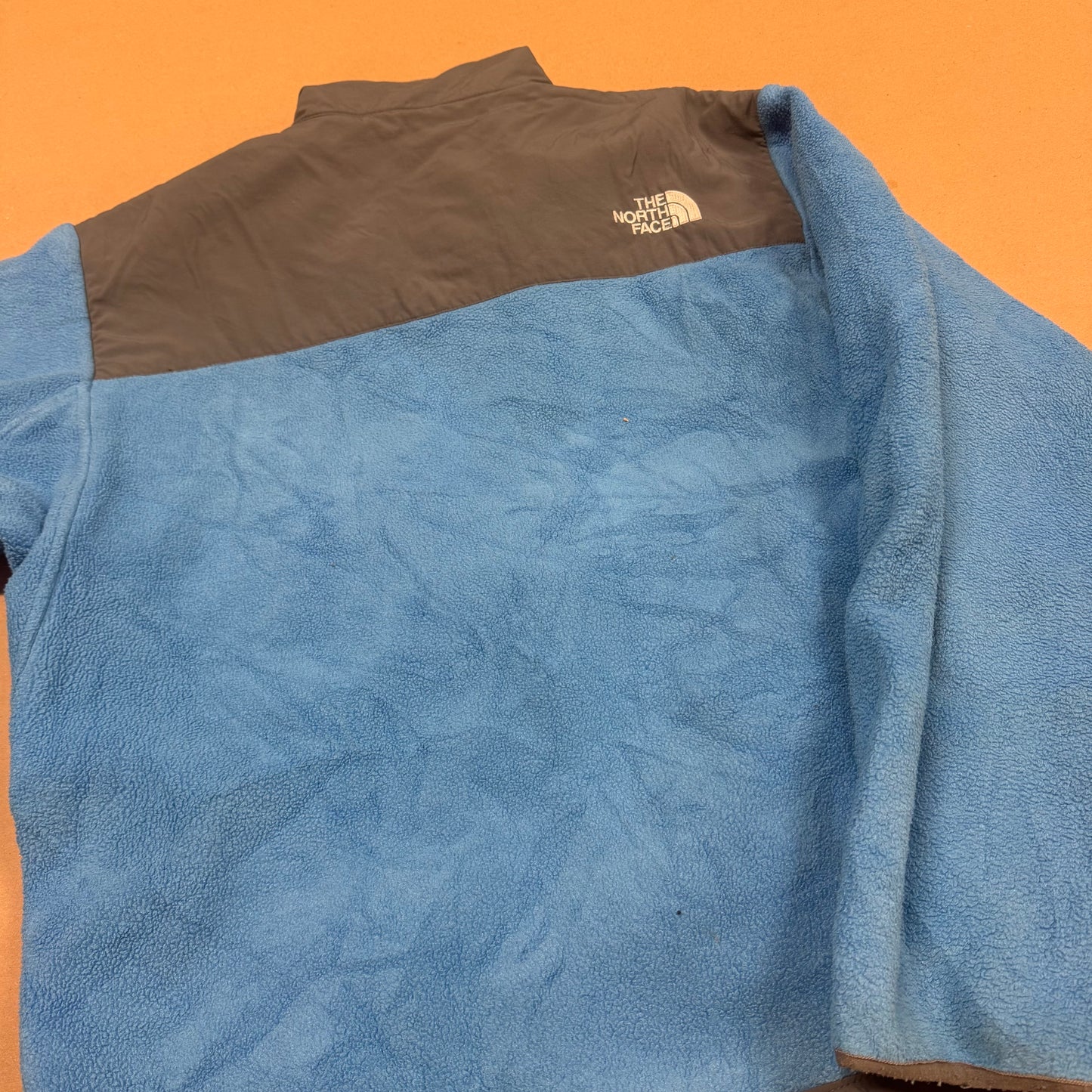 The North Face light blue fleece jacket