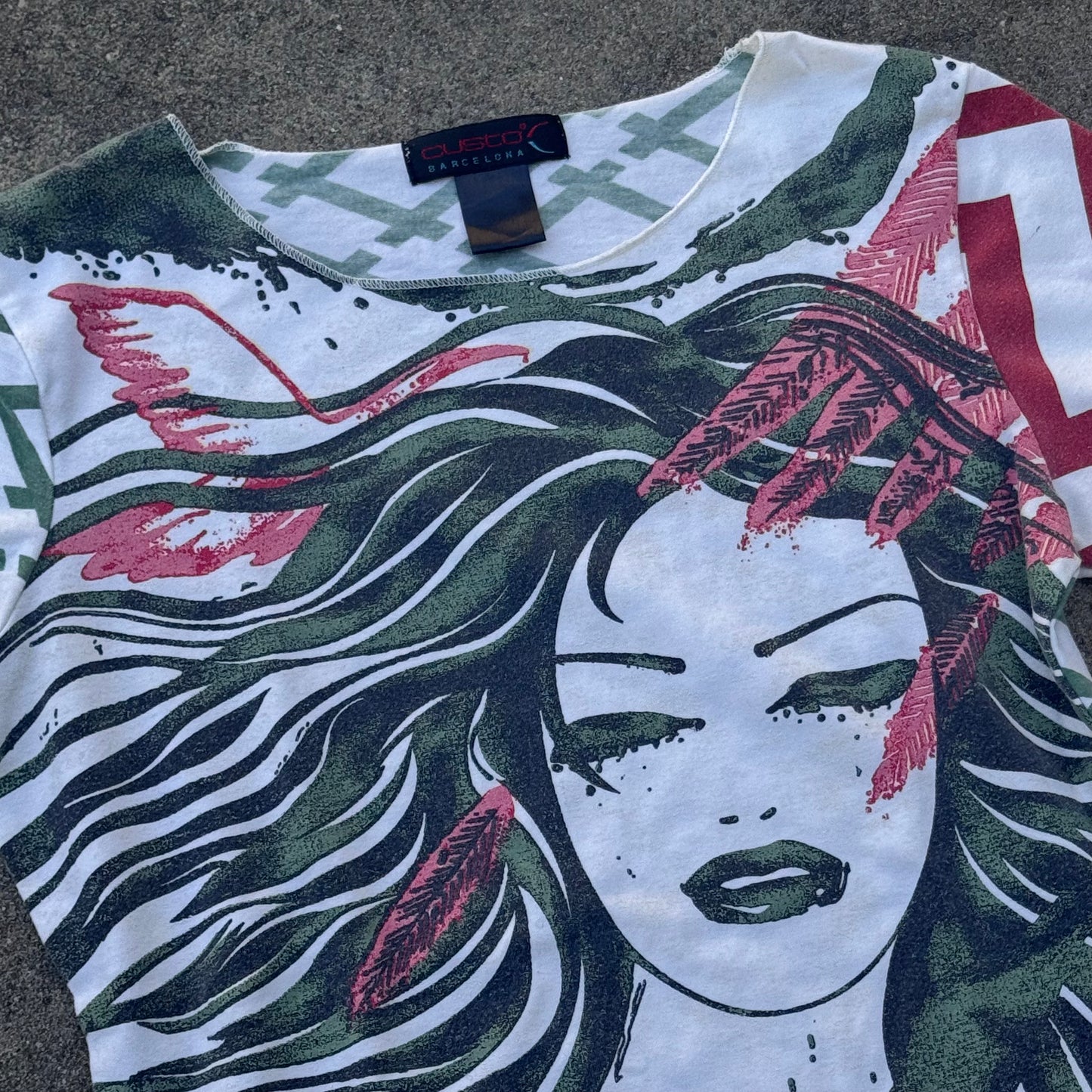 Custo Barcelona Y2K summer women's T-shirt