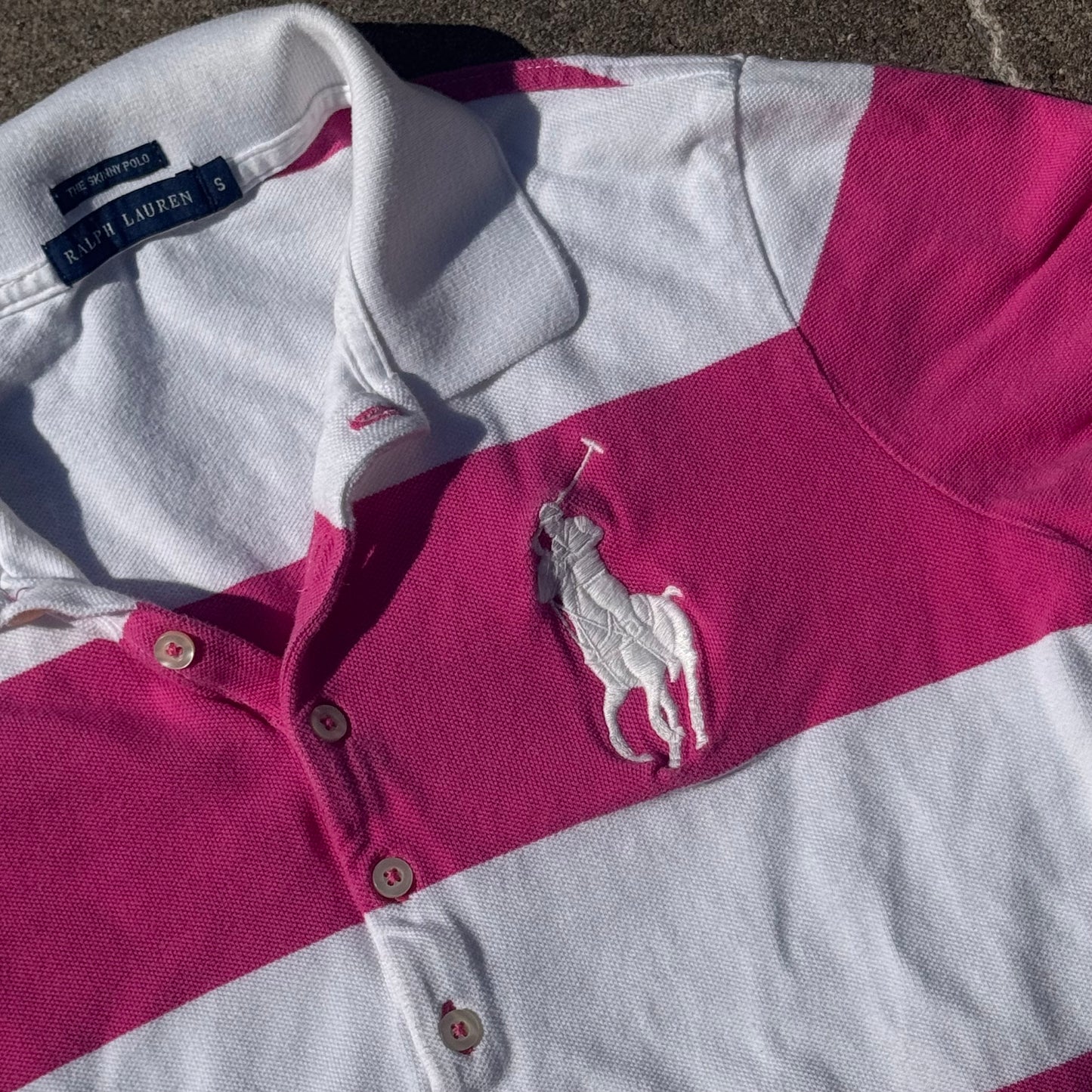 Polo Ralph Lauren Big Pony striped women's polo
