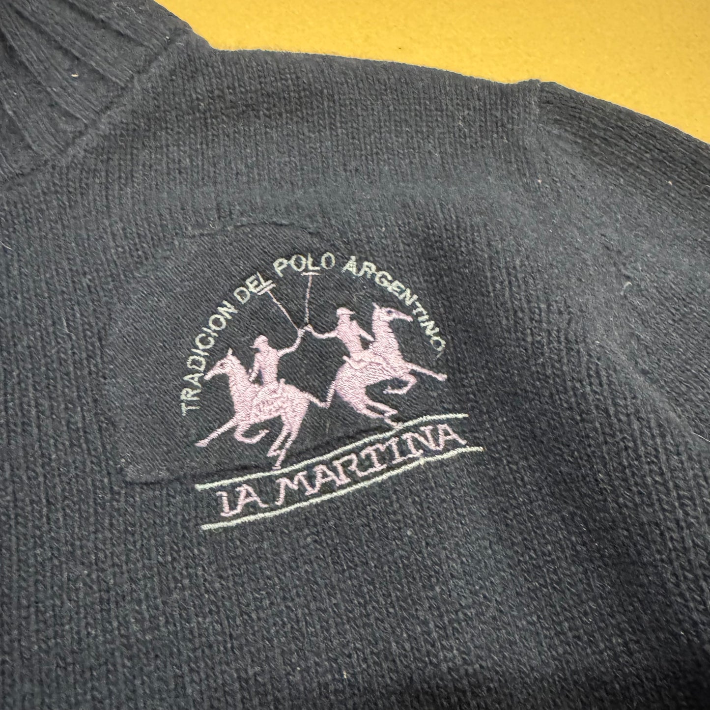 La Martina vintage knitted women’s zip-up