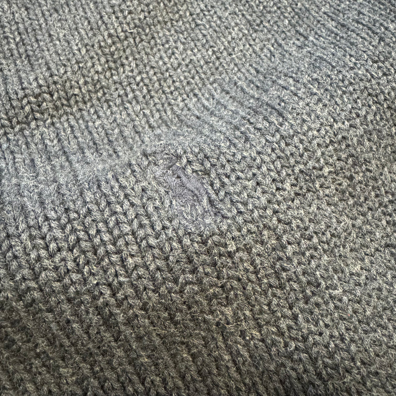 Detailansicht: Sourced limited accessories and clothes Polo Ralph Lauren vintage knitted blue sweatshirt – Logo, Nähte oder Material