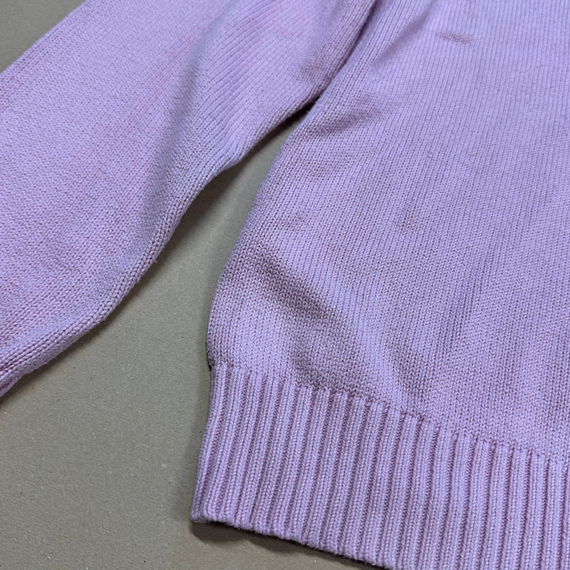 Detailansicht: Sourced limited accessories and clothes Polo Ralph Lauren pink knitted sweatshirt – Logo, Nähte oder Material