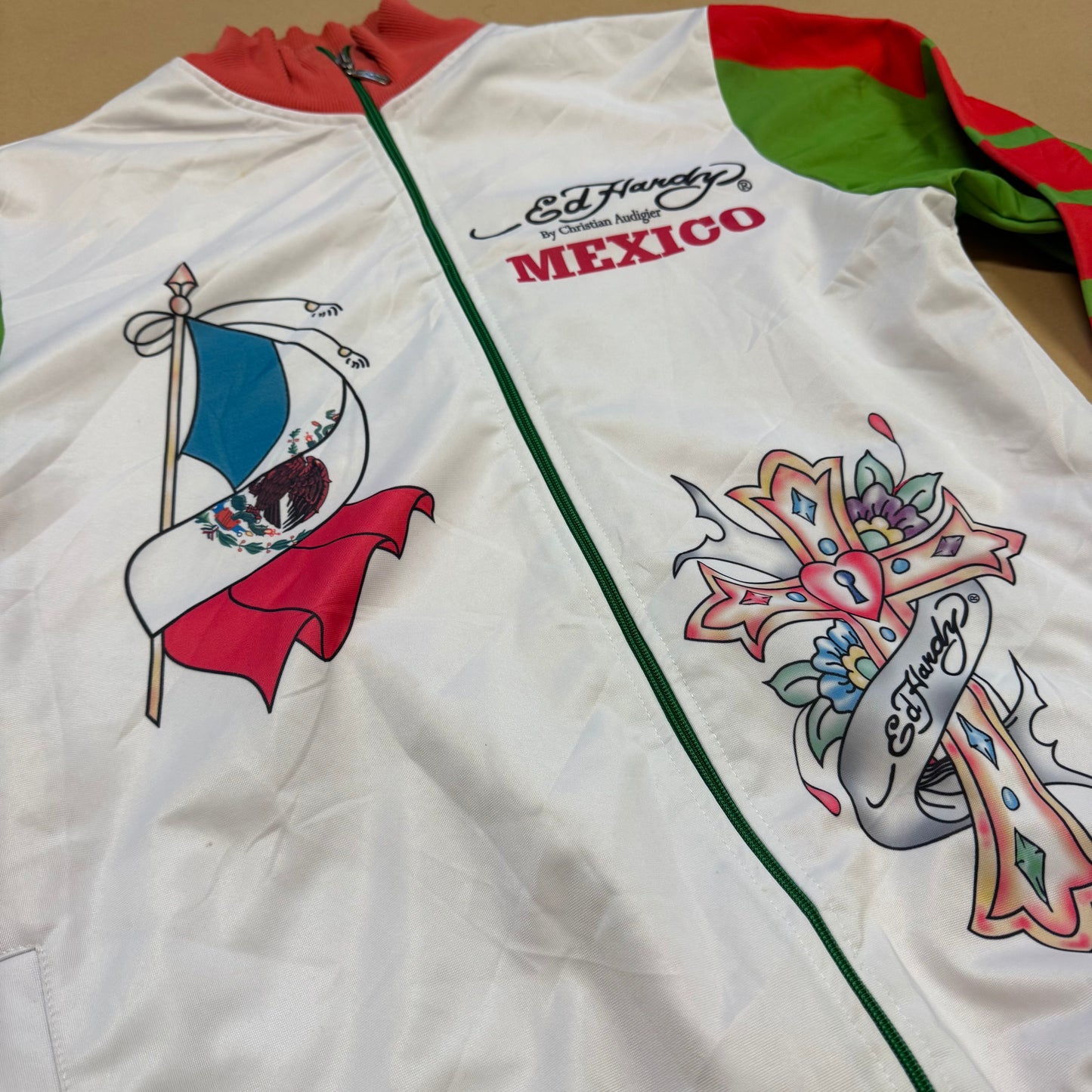 Ed Hardy Mexico y2k track jacket