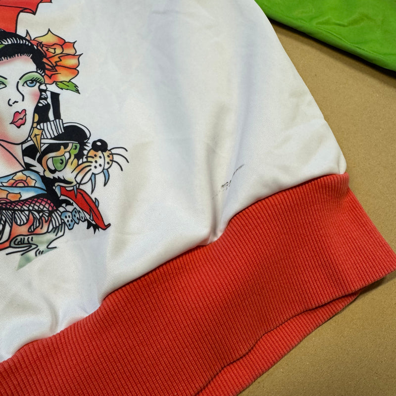 Detailansicht: Sourced limited accessories and clothes Ed Hardy Mexico y2k track jacket – Logo, Nähte oder Material