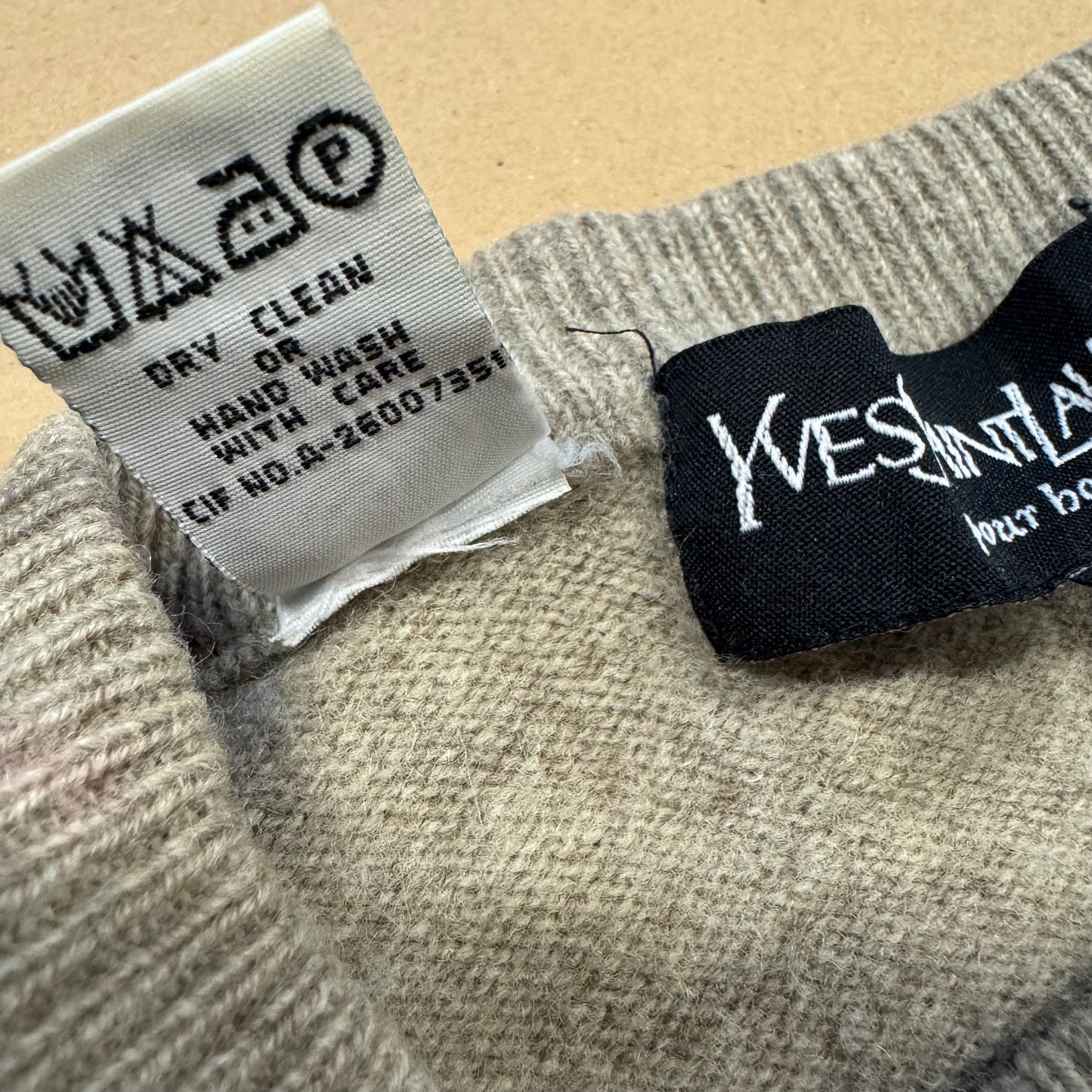 Yves Saint Laurent vintage wool sweatshirt