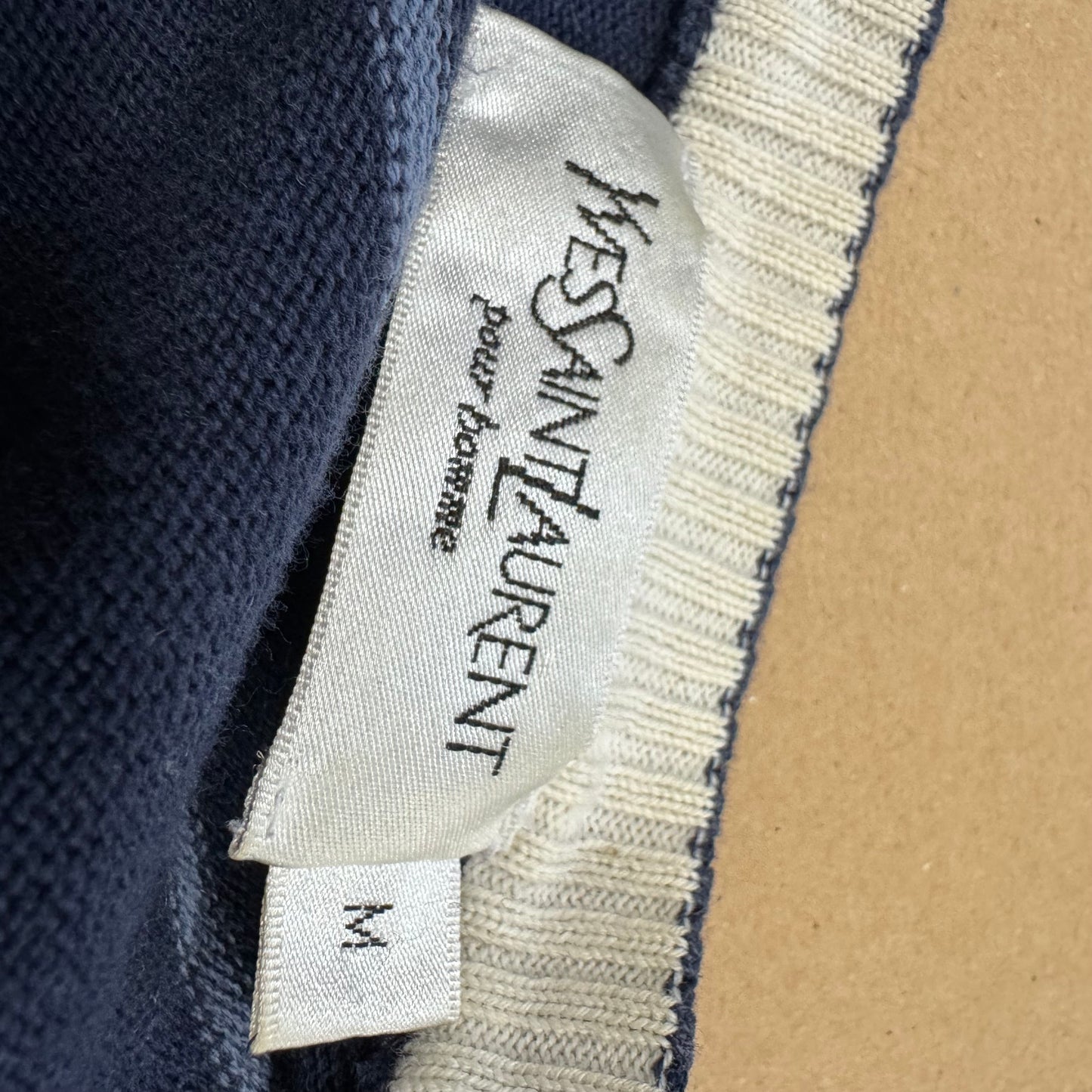 Yves Saint Laurent vintage striped sweatshirt