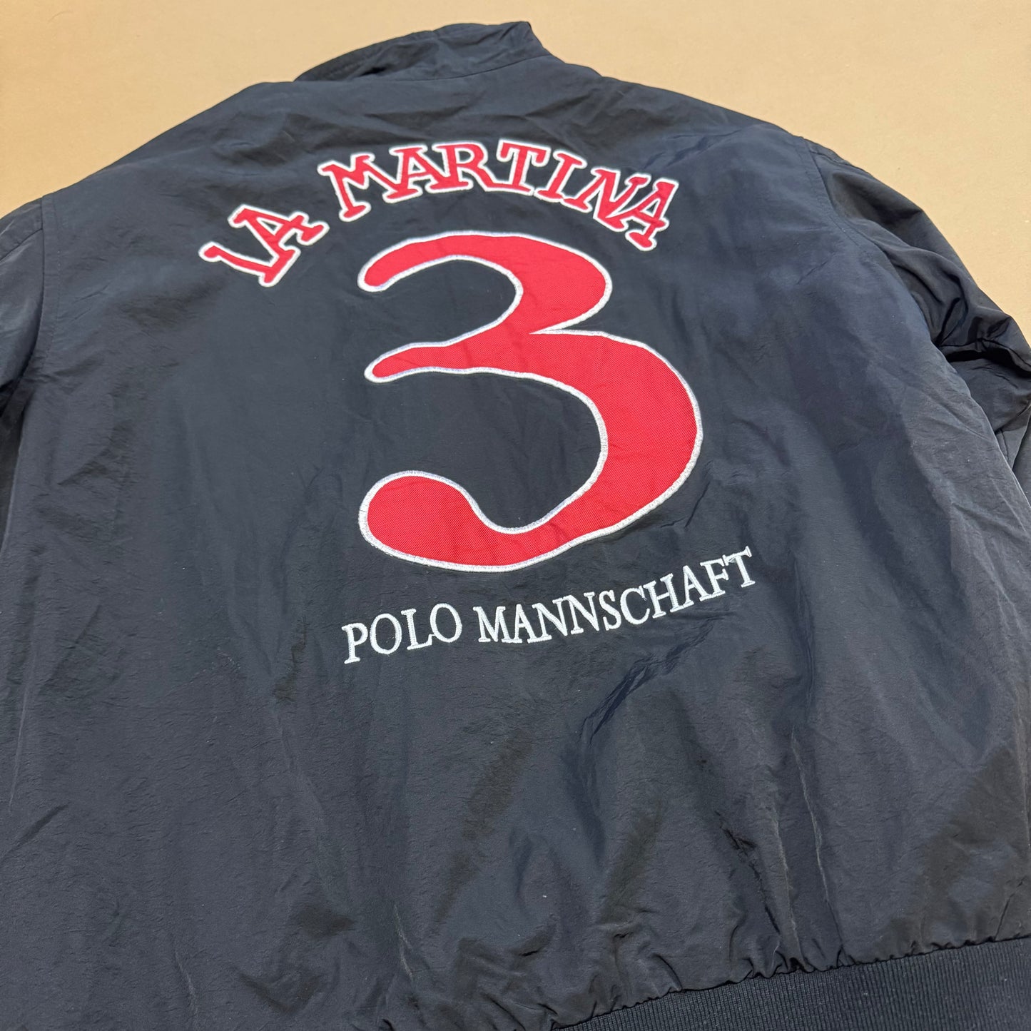 La Martina Porsche 2008 black rain jacket