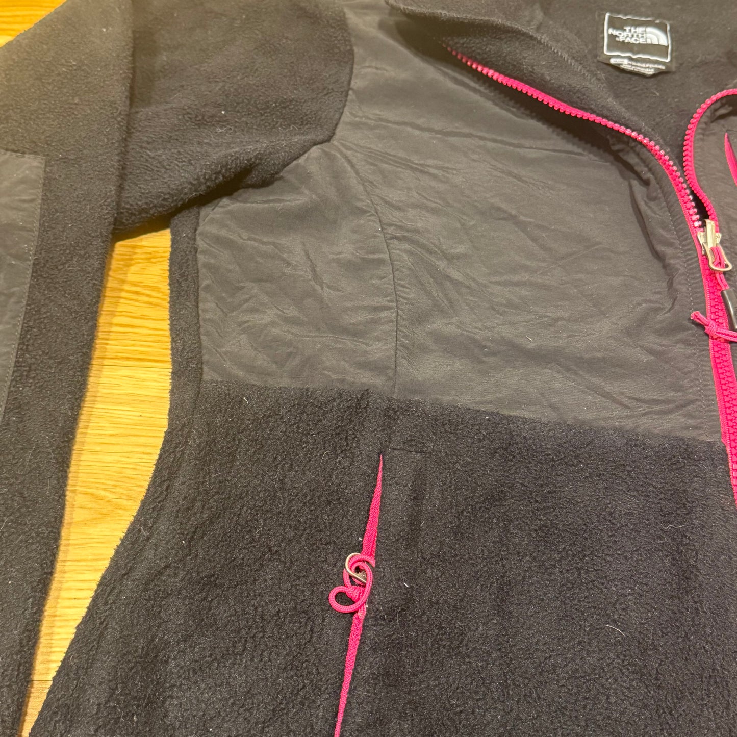 The North Face black women’s fleece jacket
