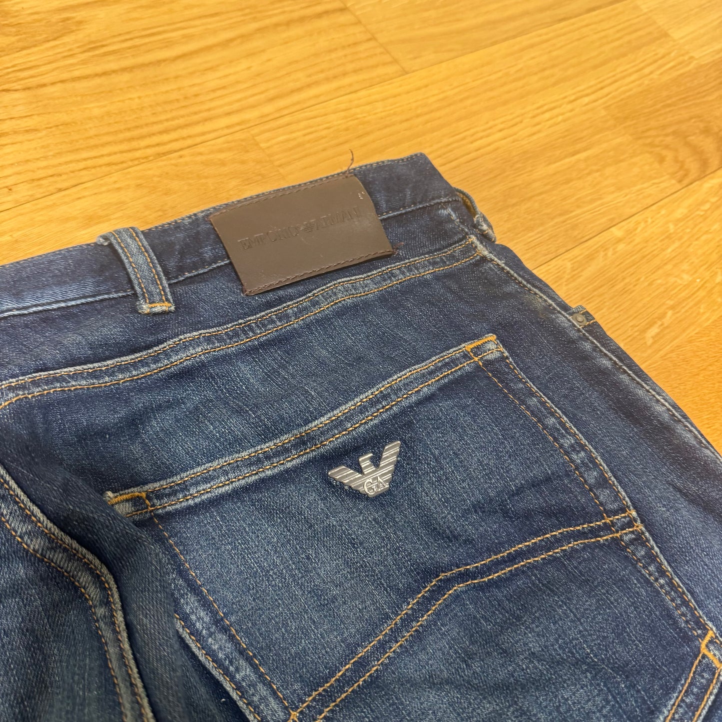 Emporio Armani vintage straight-leg pants