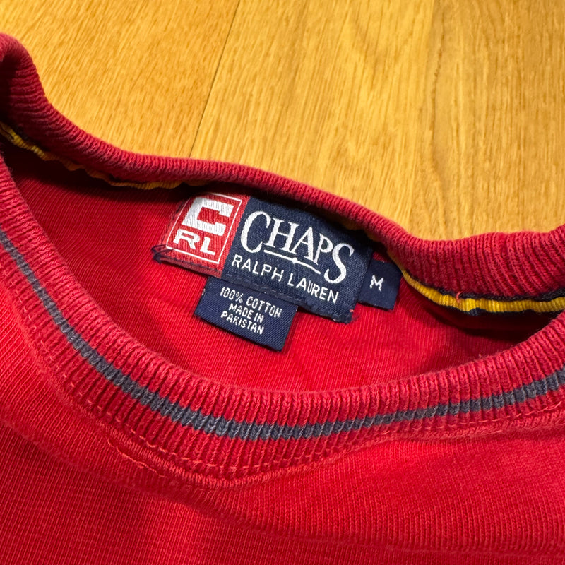 Detailansicht: Sourced limited accessories and clothes Champs Ralph Lauren usa red sweatshirt – Logo, Nähte oder Material