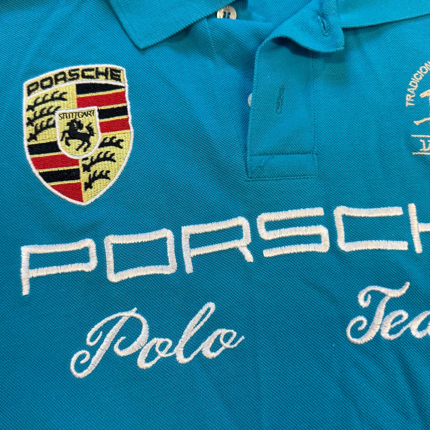 La Martina Light Blue Porsche Polo