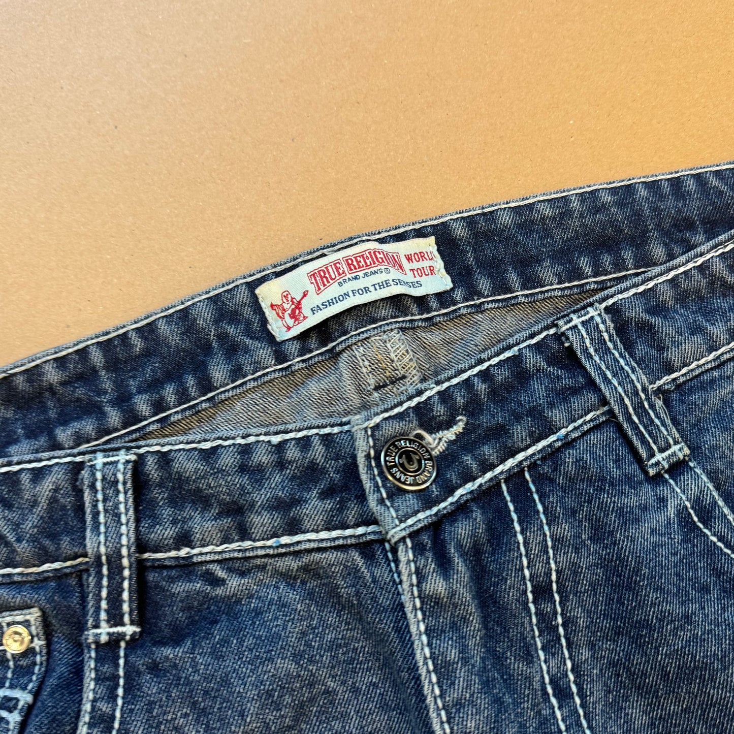 True Religion Stitched Dragon Straight Leg Jeans