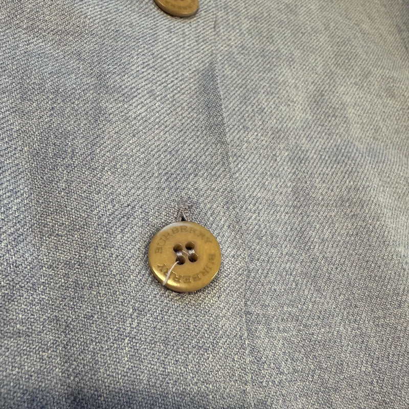 Detailansicht: Sourced limited accessories and clothes Burberry London vintage long blazer – Logo, Nähte oder Material