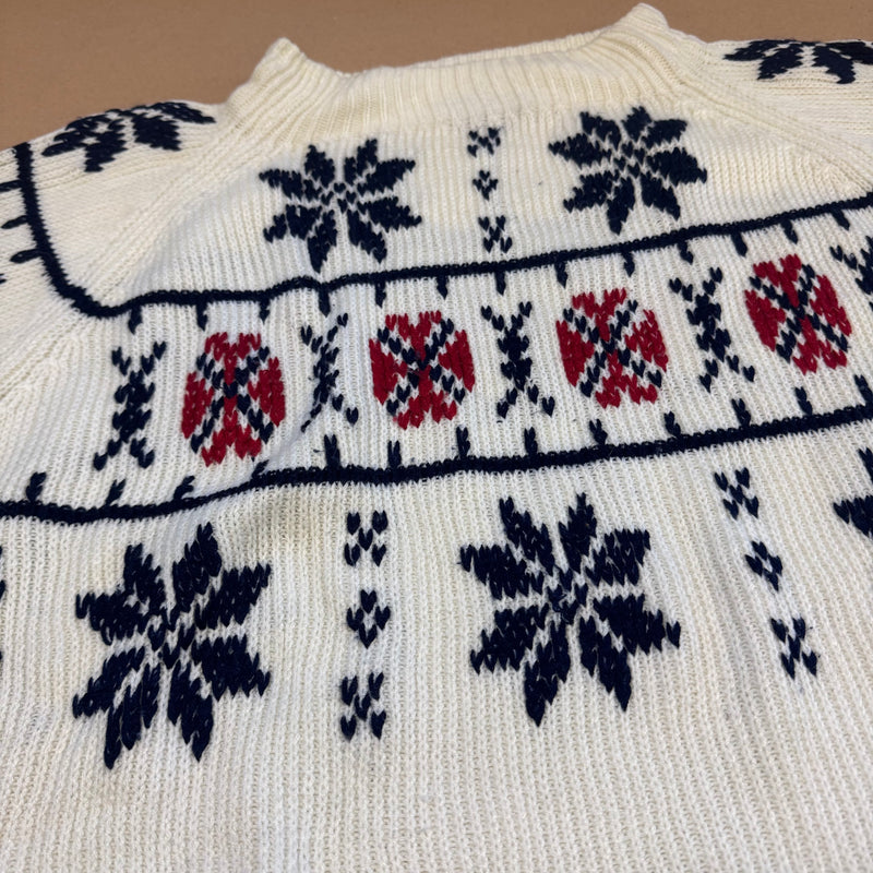Detailansicht: Sourced limited accessories and clothes JC Penney vintage knitted sweatshirt – Logo, Nähte oder Material
