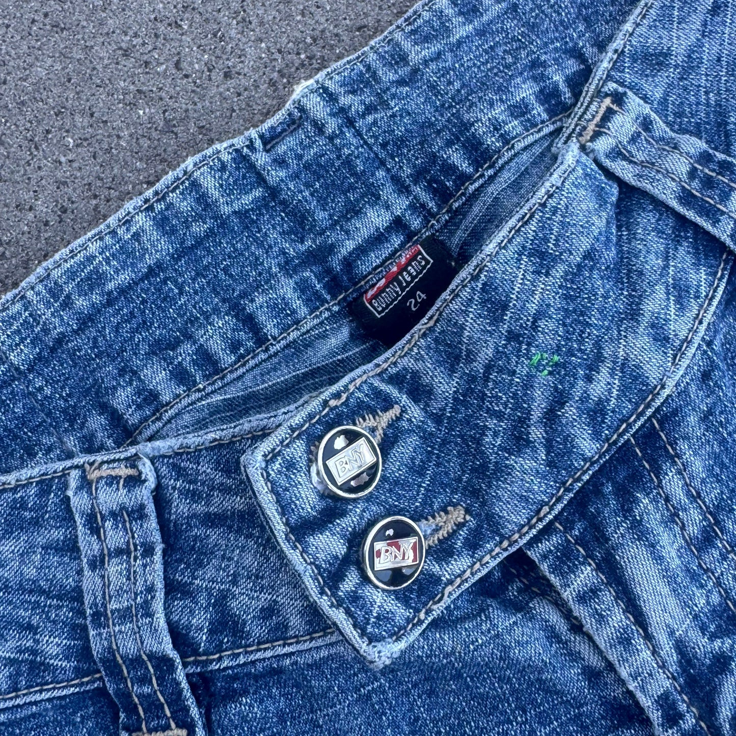 Bunny Jeans Y2K wide leg bootcut jeans