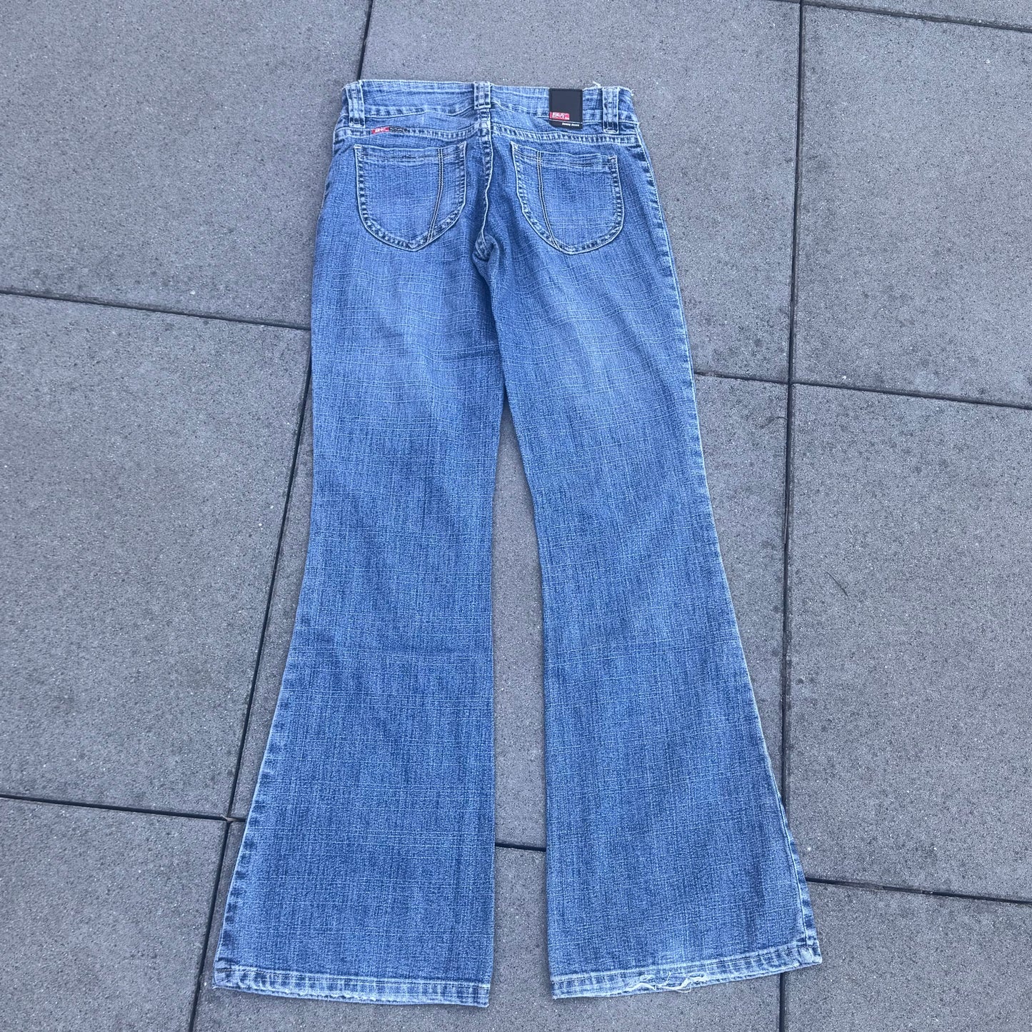 Bunny Jeans Y2K wide leg bootcut jeans