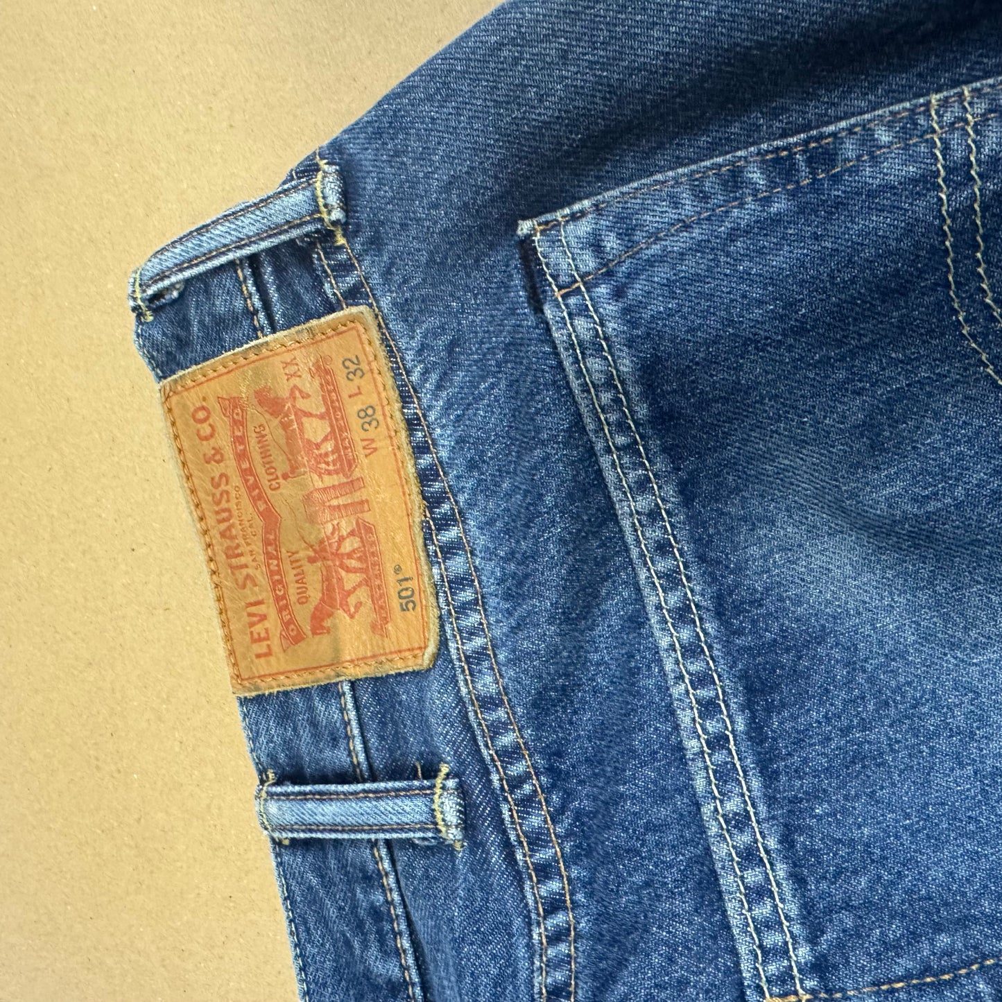 Levi Strauss vintage baggy denim jeans
