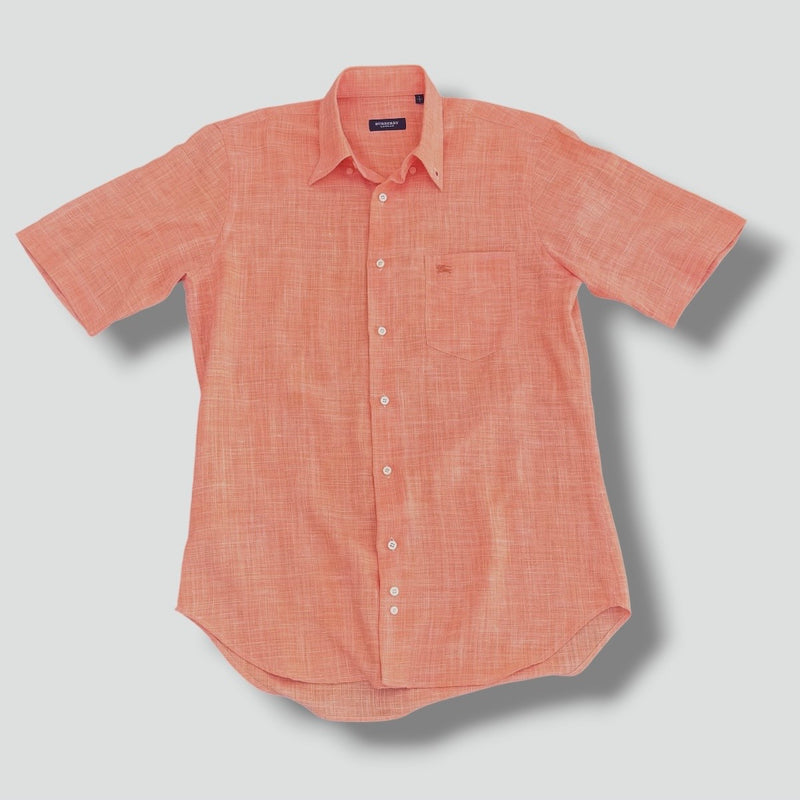 Sourced limited accessories and clothes Burberry London vintage orange shirt – Secondhand Streetwear