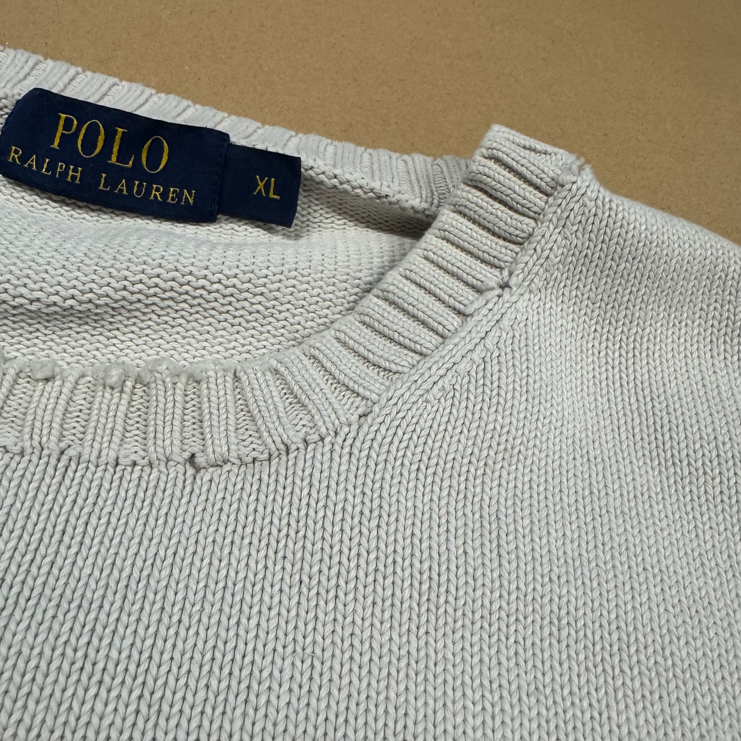 Polo Ralph Lauren knitted white crewneck
