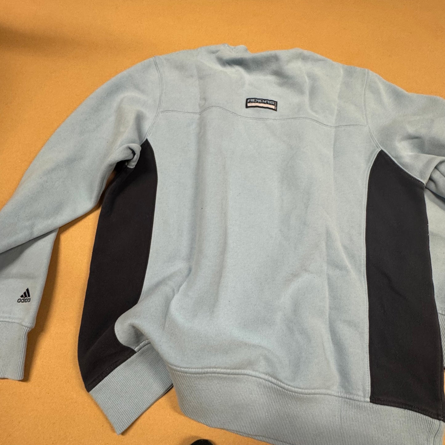 Adidas streetwear light blue sweatshirt