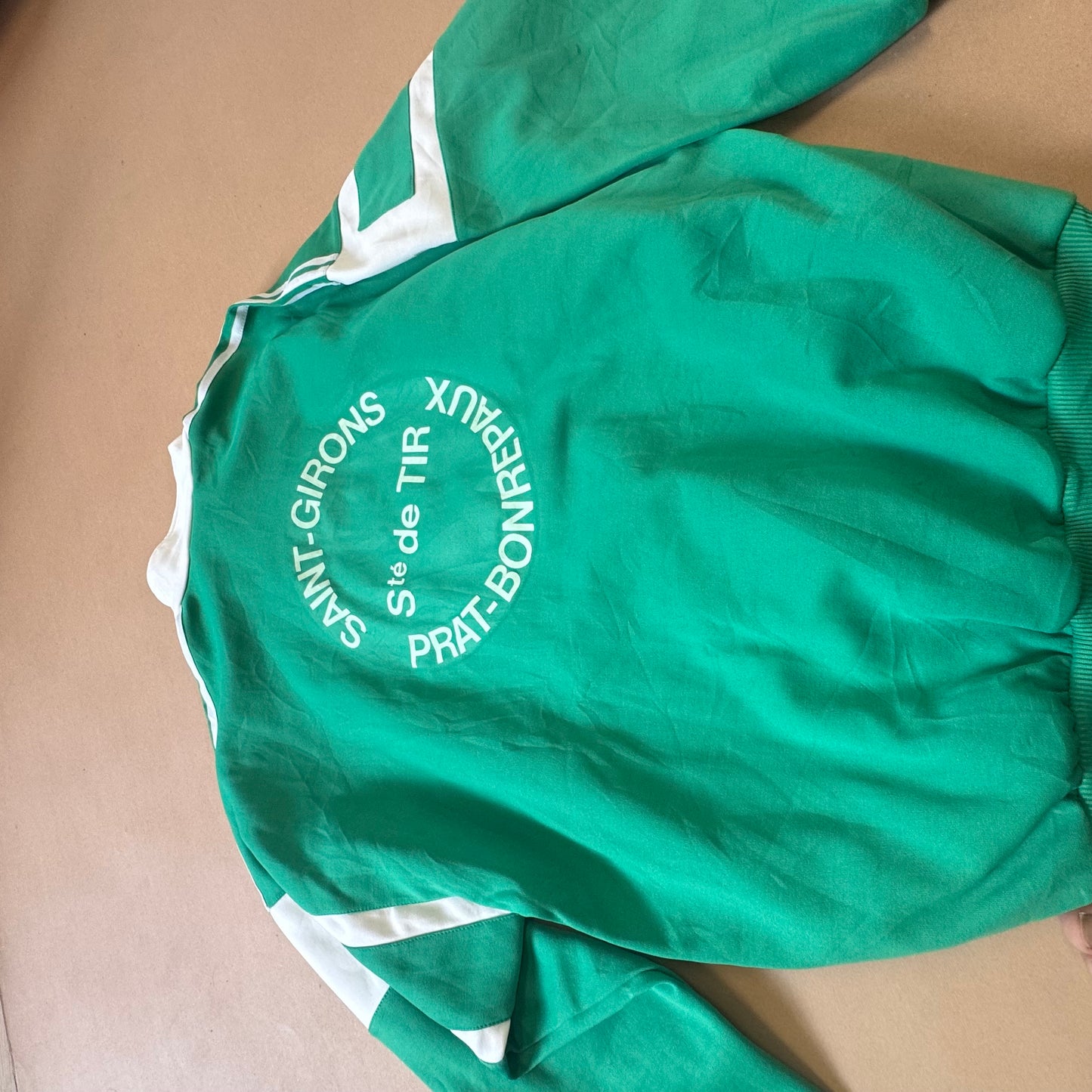 Adidas St. Girons vintage green track jacket