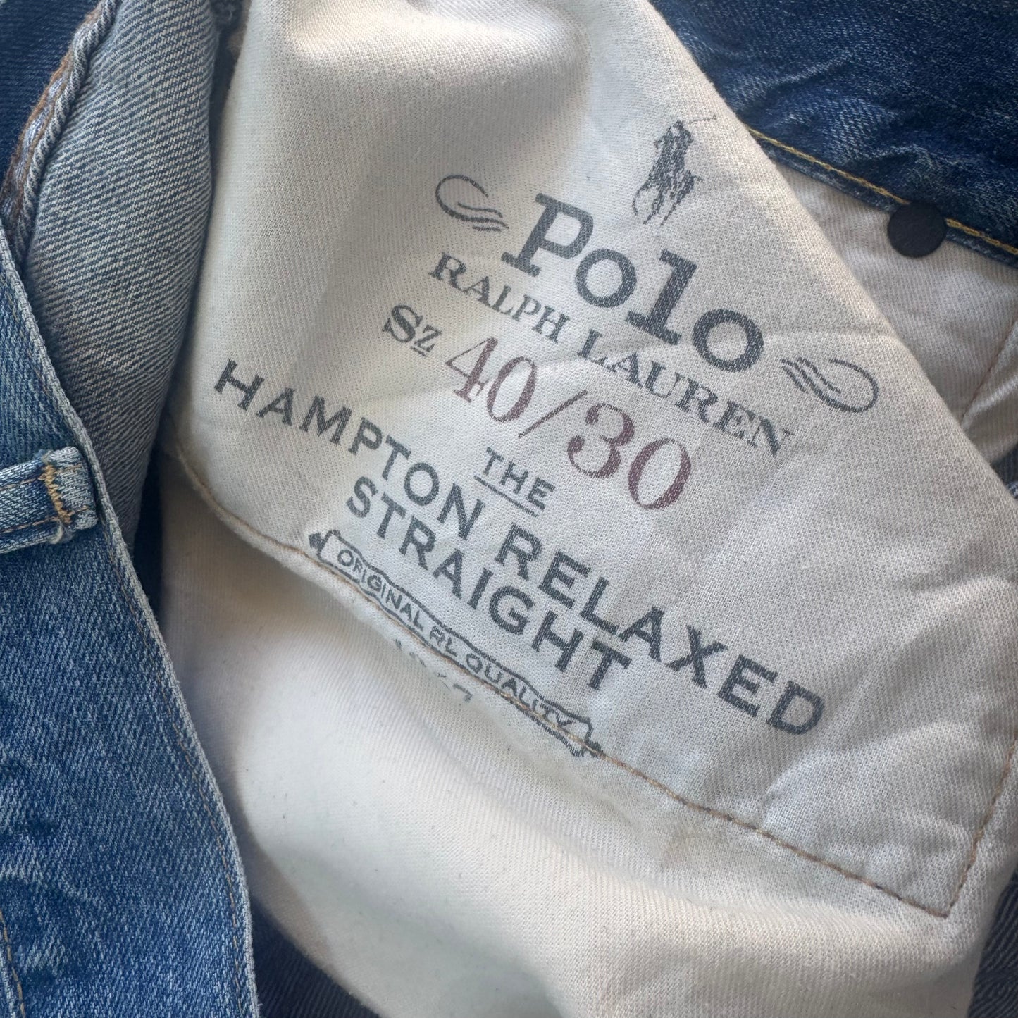 Polo Ralph Lauren baggy retro denim jeans