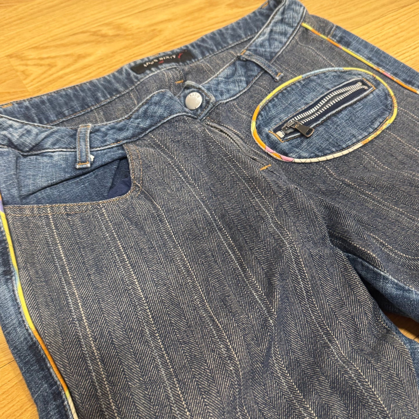 Miss Sixty wide leg high waist y2k jeans