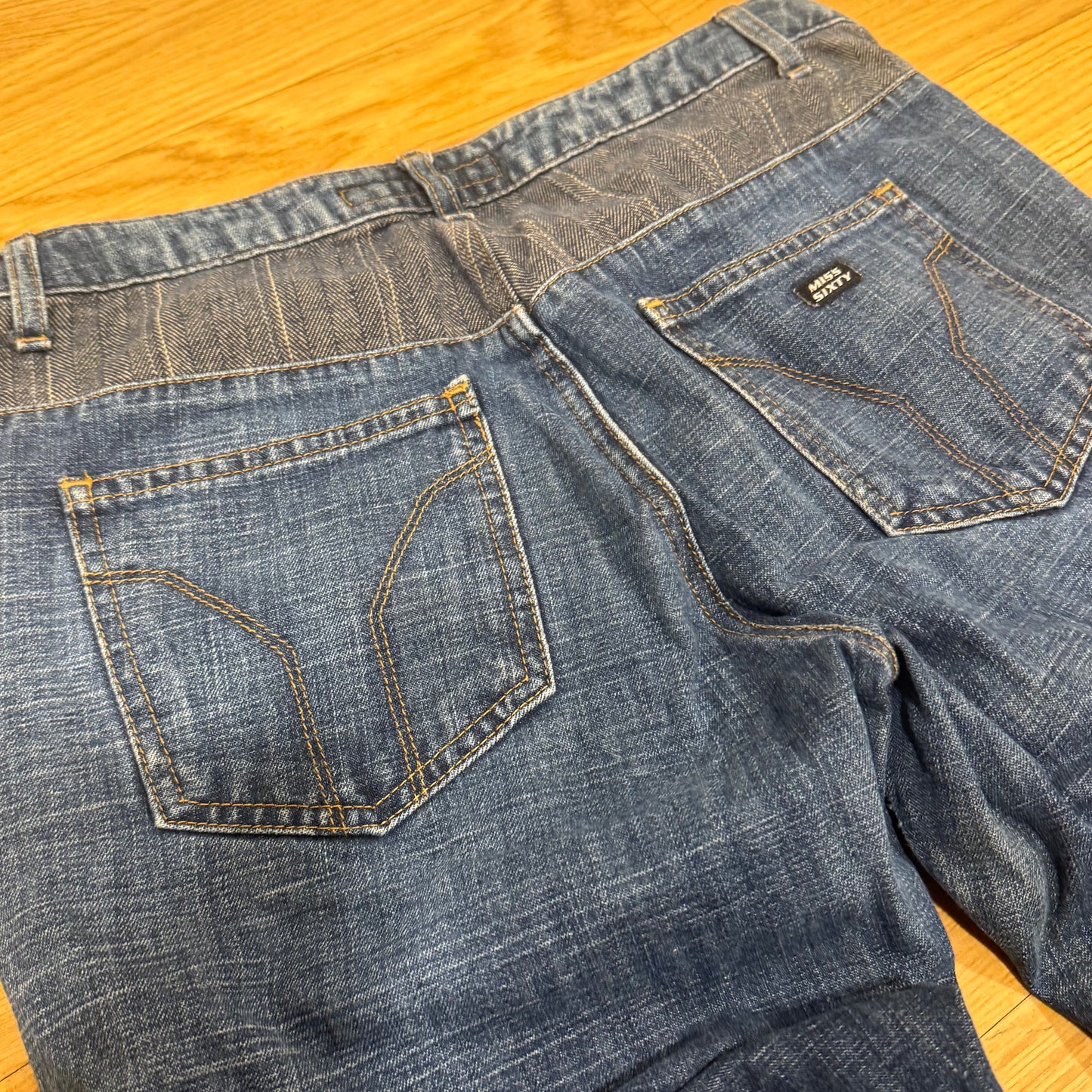 Miss Sixty wide leg high waist y2k jeans
