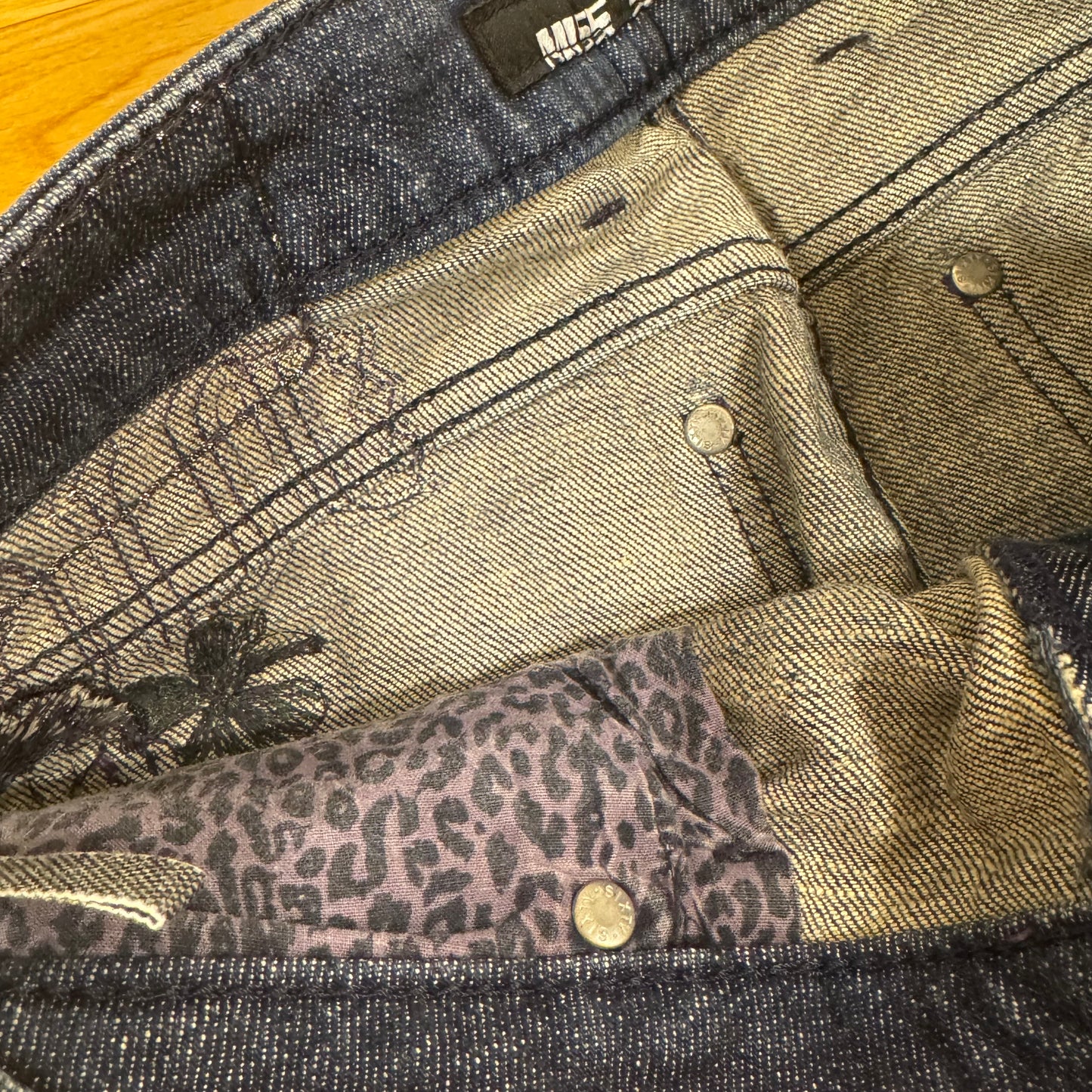 Miss Sixty floral y2k stone washed straight jeans