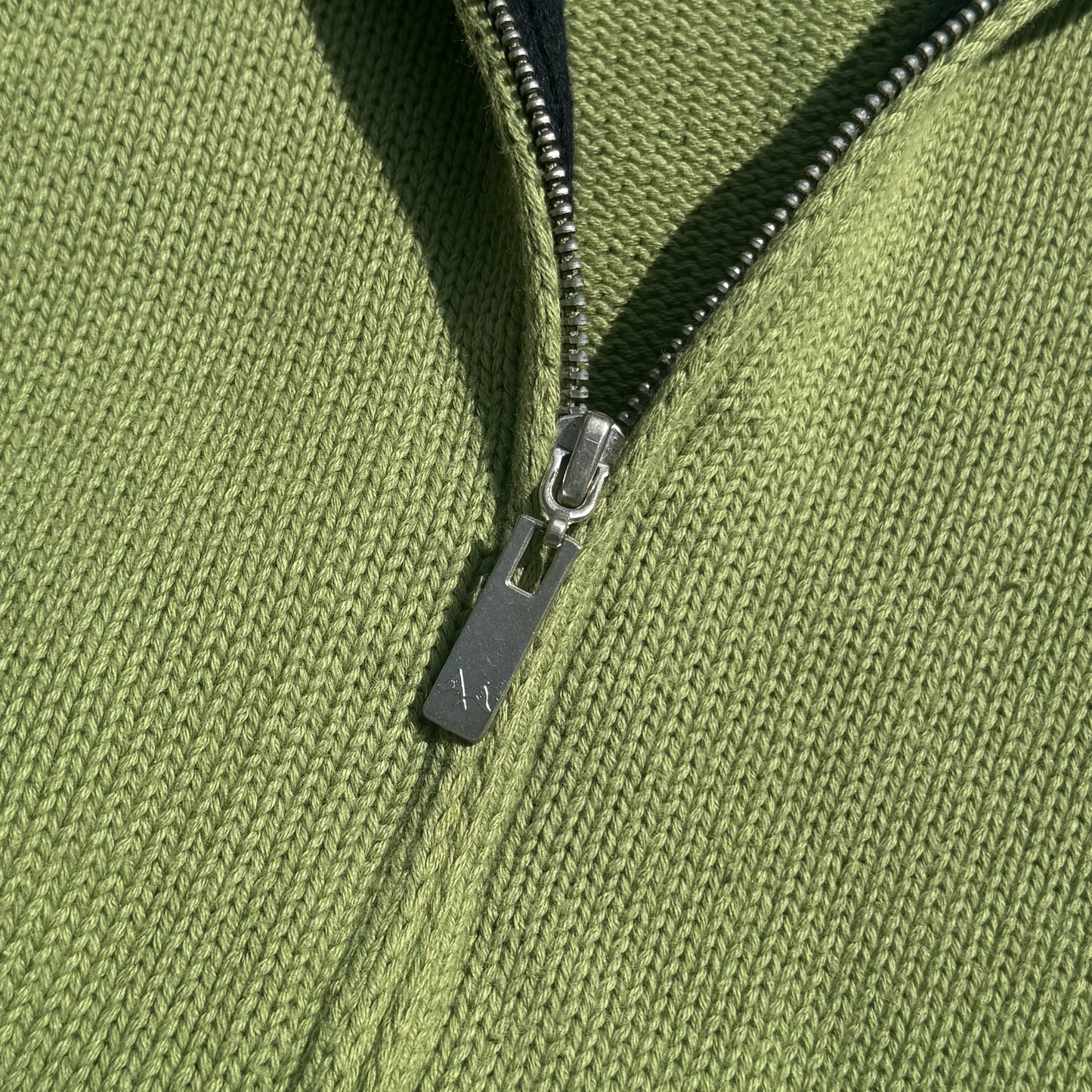 Thomas Burberry vintage green zip jacket