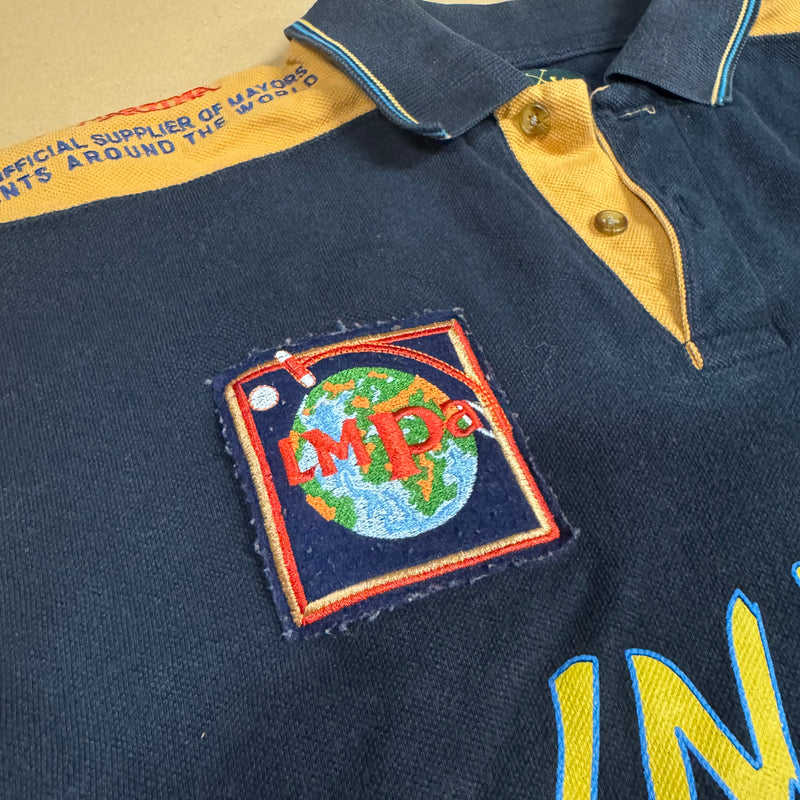 Detailansicht: Sourced limited accessories and clothes La Martina South Africa Inanda longsleeve polo – Logo, Nähte oder Material