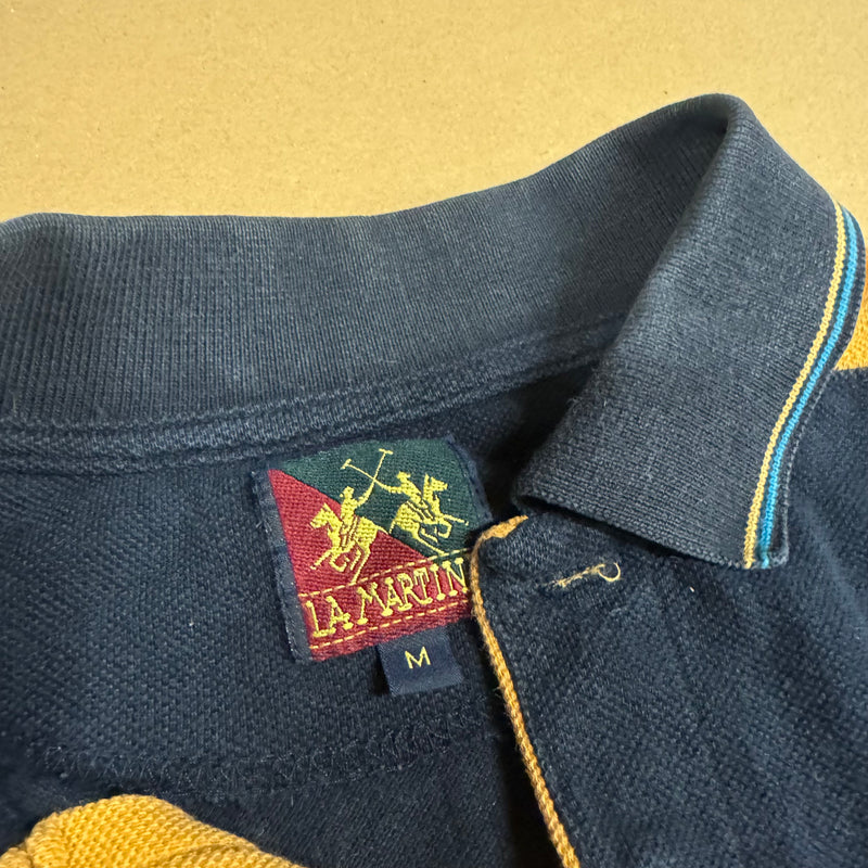 Detailansicht: Sourced limited accessories and clothes La Martina South Africa Inanda longsleeve polo – Logo, Nähte oder Material