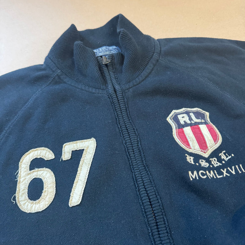 Detailansicht: Sourced limited accessories and clothes Ralph Lauren USA 67 vintage jacket – Logo, Nähte oder Material