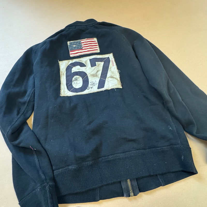 Detailansicht: Sourced limited accessories and clothes Ralph Lauren USA 67 vintage jacket – Logo, Nähte oder Material