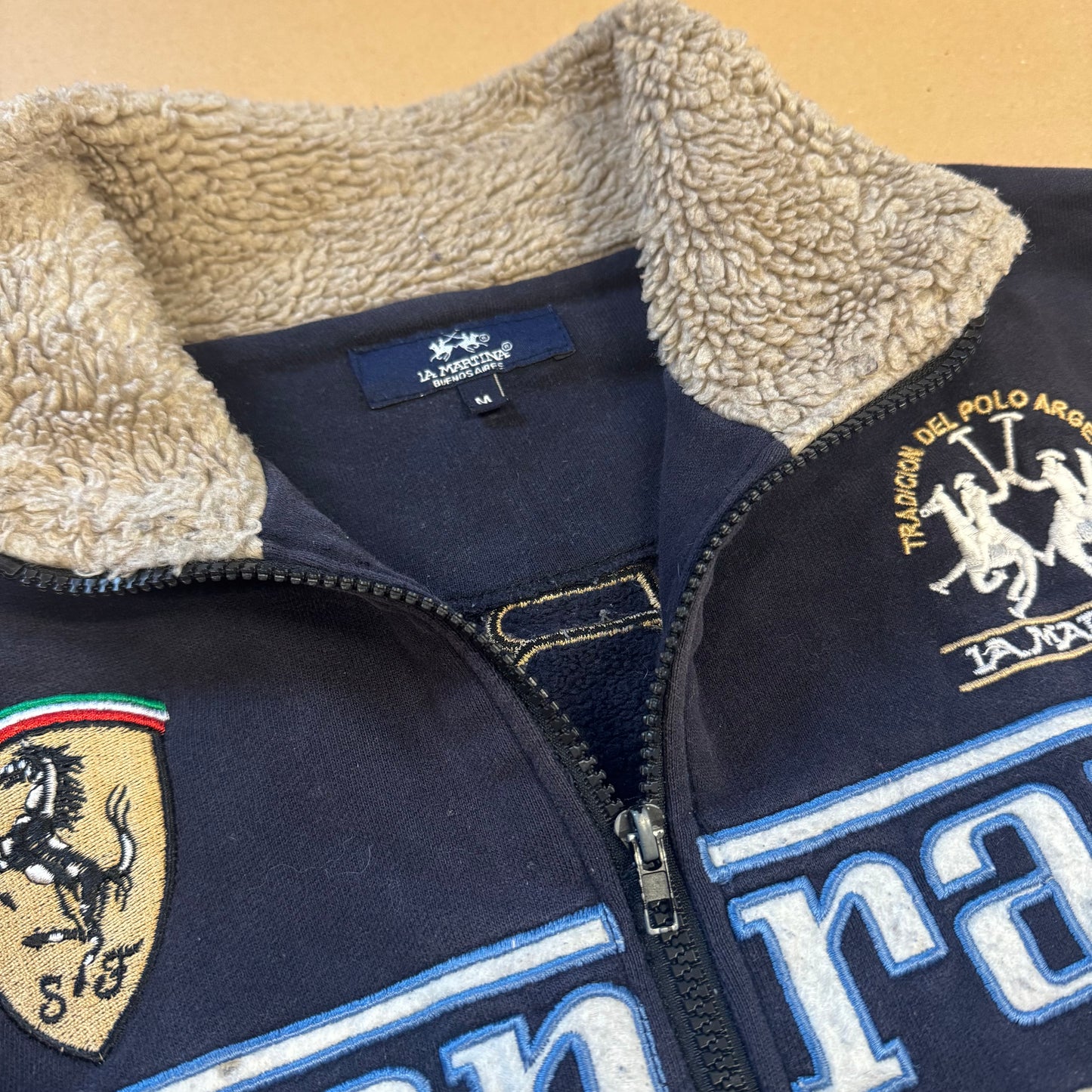 La Martina Ferrari vintage zipped jacket